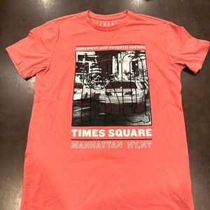 Free State Times Square Graphic Tee - Coral